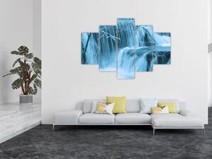 Obraz - ľadové vodopády (150x105 cm)