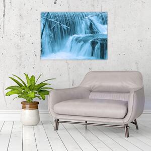 Obraz - ľadové vodopády (70x50 cm)
