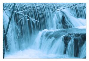 Obraz - ľadové vodopády (90x60 cm)