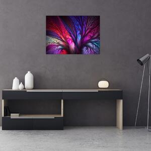 Abstraktný obraz stromu (70x50 cm)