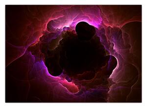 Obraz - abstrakcie mraku (70x50 cm)