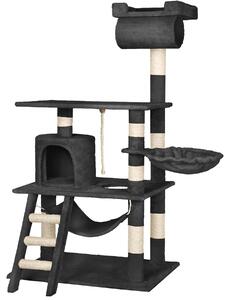TecTake GmbH mačacie škrabadlo stokeley 141 cm - čierna