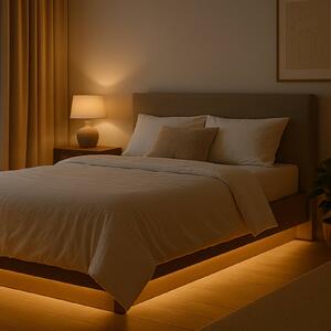 Calex Vista LED páska, dĺžka 10 m, RGB, diaľkové ovládanie, Biela / opálová, Obývacia izba / jedáleň, Plast, Moderný