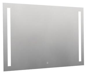 Hranaté zrkadlo 120x70 cm s LED osvetlením, topná fólia, senzor s nastaviteľnou teplotou 2700-6500K, IP44 ZIL12070TLEDS