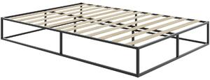 Kovový rám postele Kyoto s lamelovým roštom, 250 kg - 140 x 200 x 25,5 cm
