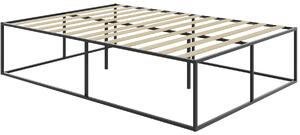 Kovový rám postele Kyoto s lamelovým roštom, 250 kg - 140 x 200 x 46,5 cm