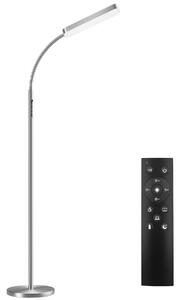 Stojacia lampa Prisma LED, 5 svetelných režimov, 12 W, stmievateľná - strieborná