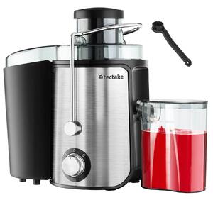 Odšťavovač Frufi, 2 rýchlostné stupne, nerezová oceľ, 600W - strieborná