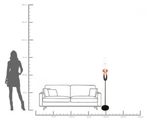 Stojacia lampa KARE Sugar, viacfarebná, sklo, 150 cm, G9, Viacfarebné, Obývacia izba / jedáleň, Sklo, Dizajn, Stojaca lampa