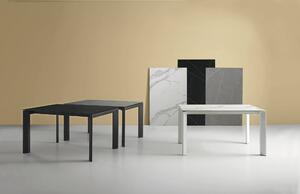 MUZZA Rozkladací stôl sallie 160 (240) x 90 cm antracitový