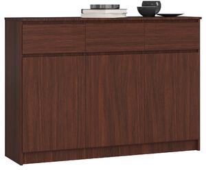 NovýNábytok.sk Komoda Kuwait 3D 3D (wenge). Akcia -19%. Vlastná spoľahlivá doprava až k Vám domov. 1151958