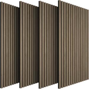 Akustické panely Sonic Wall drevený vzhľad - Tmavý dub, Sada 4 ks
