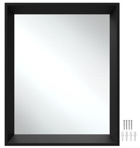 Obdĺžnikové nástenné zrkadlo Elina s plastovým rámom - 40,6 x 50,8 cm