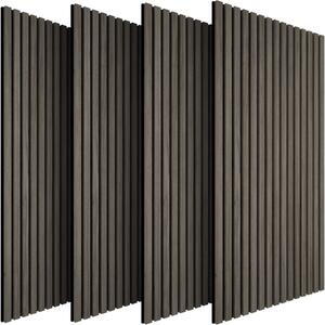 Akustické panely Sonic Wall drevený vzhľad - šedý dub, Sada 4 ks