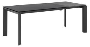 MUZZA Rozkladací stôl sallie 160 (240) x 90 cm antracitový