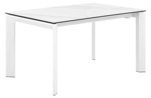 MUZZA Rozkladací stôl sallie 160 (240) x 90 cm biely