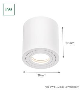Kúpeľňové bodové svietidlo CHLOE 1xGU10/6W/230V IP65 okrúhle biele