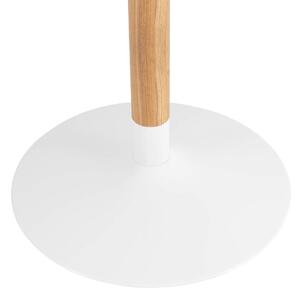 MUZZA Okrúhly stôl rami Ø 100 cm biely