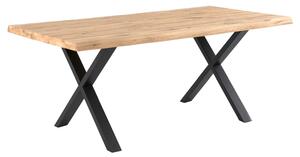 MUZZA Stôl coner 140 x 90 cm čierny
