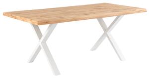MUZZA Stôl coner 140 x 90 cm biely