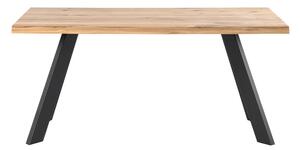 MUZZA Stôl lunac 160 x 90 cm čierny