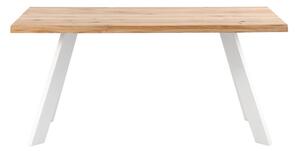 MUZZA Stôl lunac 160 x 90 cm biely