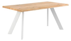 MUZZA Stôl lunac 140 x 90 cm biely