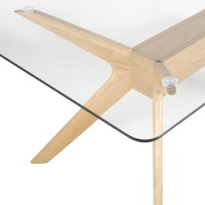 MUZZA Stôl lade 140 x 90 cm dub