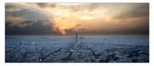 Obraz - Paríž z výšky (120x50 cm)
