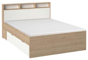 POSTEĽ S ÚLOŽNÝM PRIESTOROM, 140/200 cm biela, farba duba MID.YOU - Online Only zostavy, Online Only