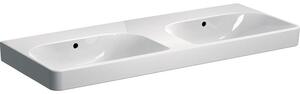 Dvojumývadlo Geberit Smyle Square 120x48 cm bez otvoru pre batériu 500.224.01.1