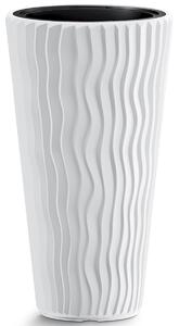 Plastový kvetináč DPSP300 29,7 cm - biela