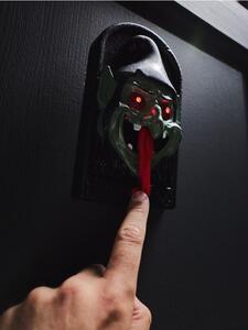 Sinsay - Halloweenska LED dekorácia - zvonček na dvere s motívom goblina - zelená