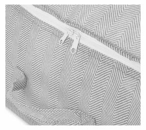 Compactor Textilný úložný box so zipsom Boston, 46 x 46 x 20,5 cm
