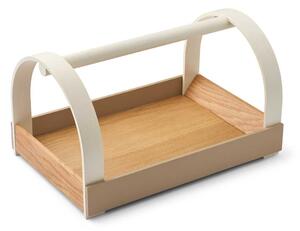 Drevený podnos Kydo Oak Beige / White