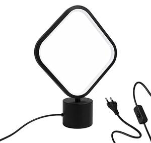 Toolight Toolight, LED nočná lampička, 24cm, 10W, 3000K, 1000lm, LHJ124-T, čierna matná, OSW-03279