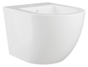Invena LIMNOS, závesný bidet 4955x365x325 mm, biela lesklá, INV-CB-93-001-L