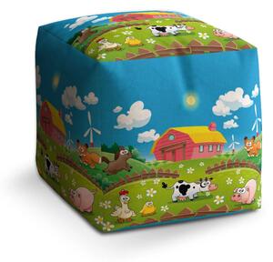Sablio Taburet Farma - 40x40x40 cm