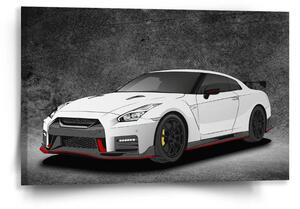 Sablio Obraz Nissan GTR 35 Sivý - 60x40 cm