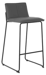 MUZZA Barová stolička olu sivá
