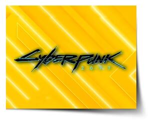 Sablio Plagát Cyberpunk 2077 Žltý - 60x40 cm