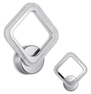 Toolight Toolight, LED nástenné svietidlo, 7W, 3000K, 1000 lm, LHJ125-W, chrómová, OSW-03280