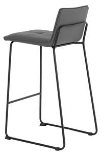 MUZZA Barová stolička olu 73 cm sivá