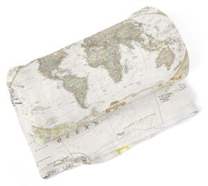 Sablio Deka Mapa sveta - 150x120 cm