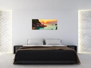 Obraz nádhernej pláže (120x50 cm)