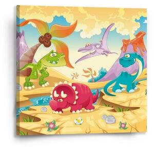 Sablio Obraz Dinosauri 5 - 50x50 cm
