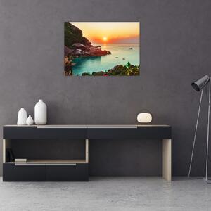 Obraz nádhernej pláže (70x50 cm)