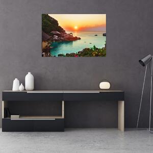 Obraz nádhernej pláže (90x60 cm)