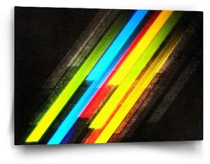 Sablio Obraz Pruhovaná abstrakcia - 60x40 cm