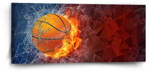 Sablio Obraz Basketbalová lopta - 110x50 cm